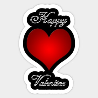 Happy Valentine Sticker